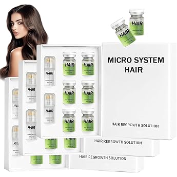 Alphainfuse Micro Needle Infusion Solution Alpha Infuse Hair Regrowth System Treatment for Thicker Strengths Roots 3 set