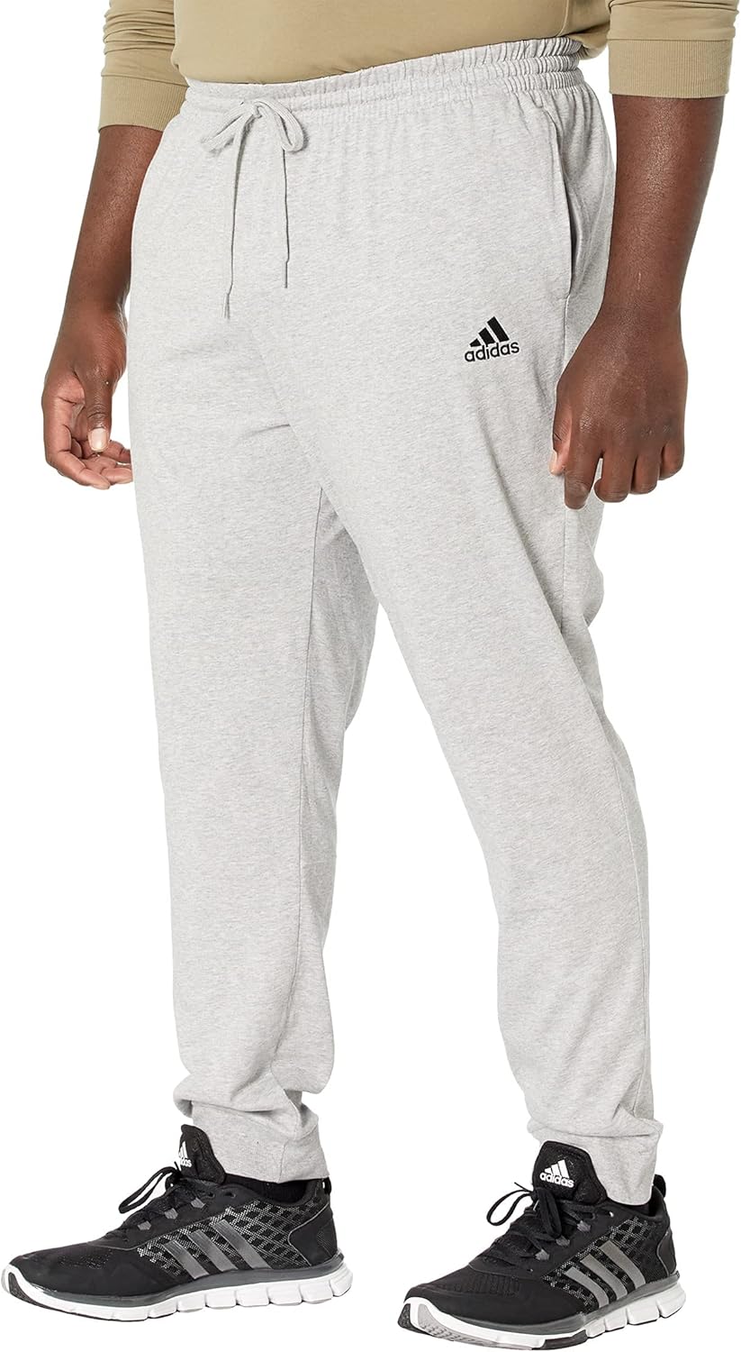 adidas Mens Essentials Single Jersey Tapered Cuff Pants