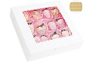 Yeplan Bakery Boxes 10x10x2.5: The Perfect Pie, Cookie, and Dessert Packaging