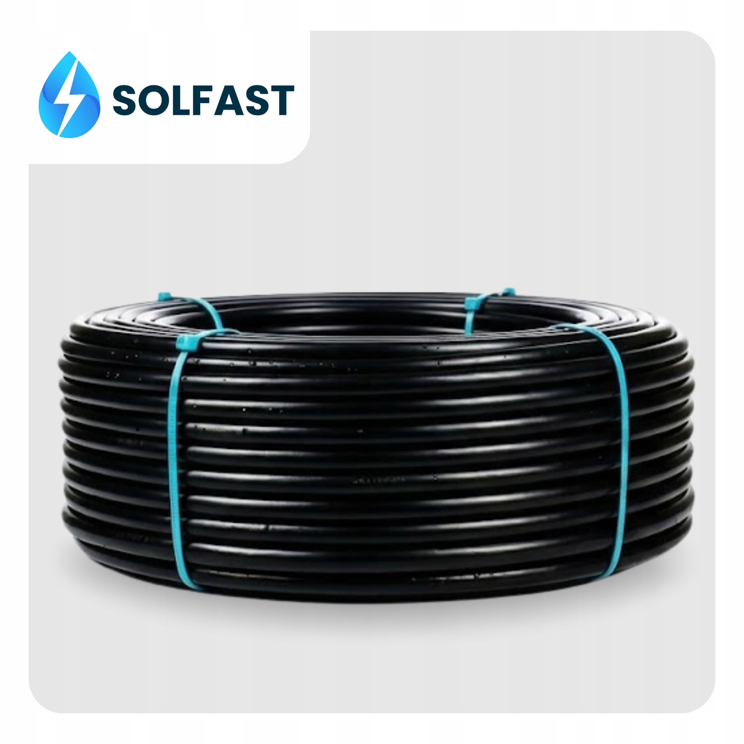 Tuyau d'arrosage goutte à goutte 100 m 16 mm – Système d'irrigation avec goutteurs intégrés – 2 L/h – 33 cm de distance – Tuyau d'arrosage goutte à goutte