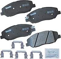 Vista 423 de Pastillas de Freno Delanteras Cerámicas Bendix Priority1 CFC430A para Modelos Selectos INFINITI G35, I30, Nissan 350Z, Altima, Juke, Maxima, Sentra