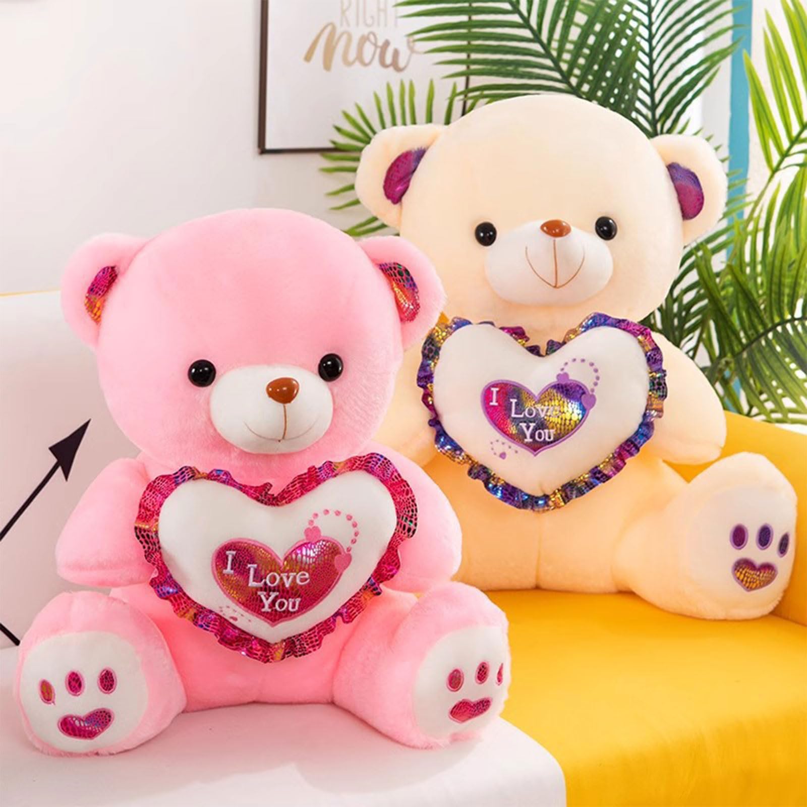 Hübscher Plüschbär, Kuscheltier, Spielzeug Ausdruck von Liebe und süßen Überraschungen, Geschenke für Paare, emotionaler Bär