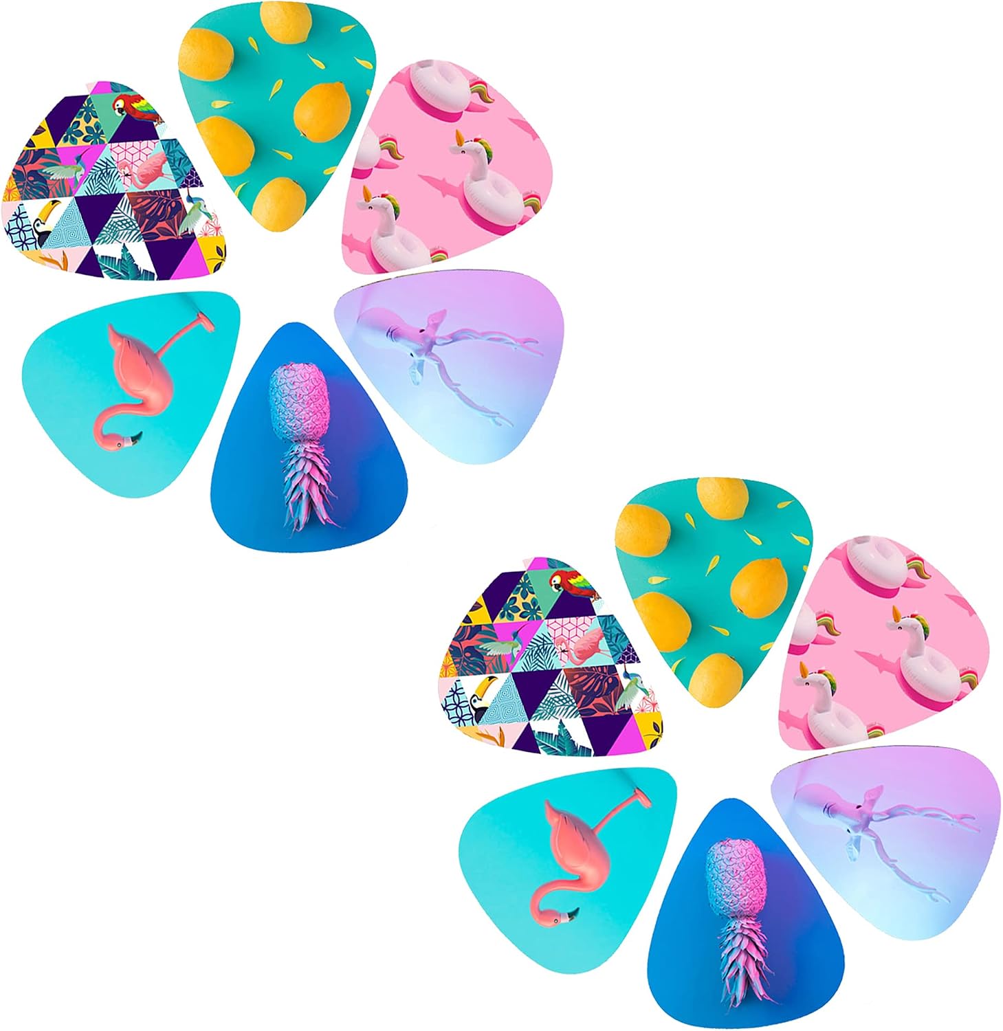 Guitar Picks - Cheliz 12 Medium Gauge Celluloid Guitar Picks In a Box W/Picks Holder. Unique Guitar Gift For Bass, Electric & Acoustic Guitars (Web Sensation) image 3