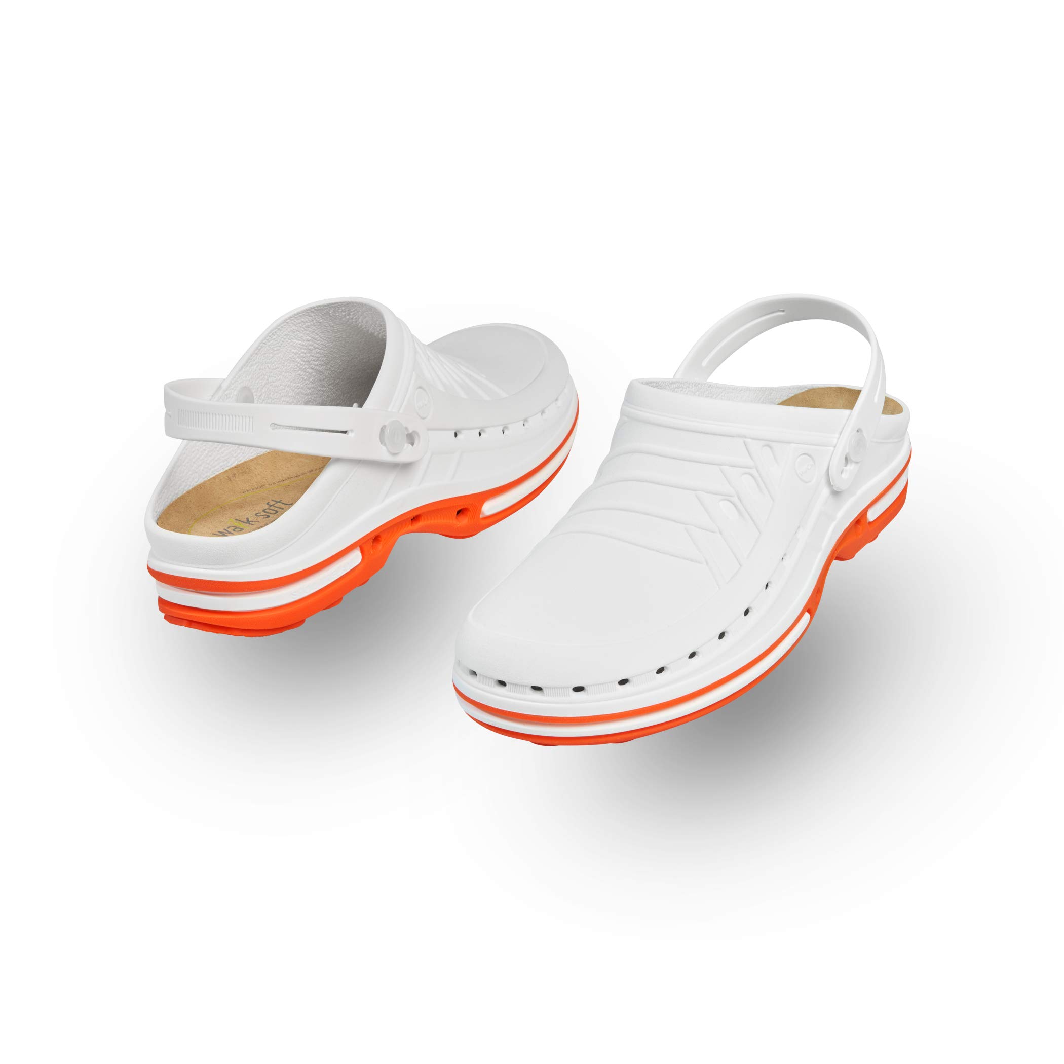 WOCK Clog à Bride avec Semelle Walksoft, Sabots pour Femme et Homme, Stérilisable et Autoclave jusqu'à 134°C