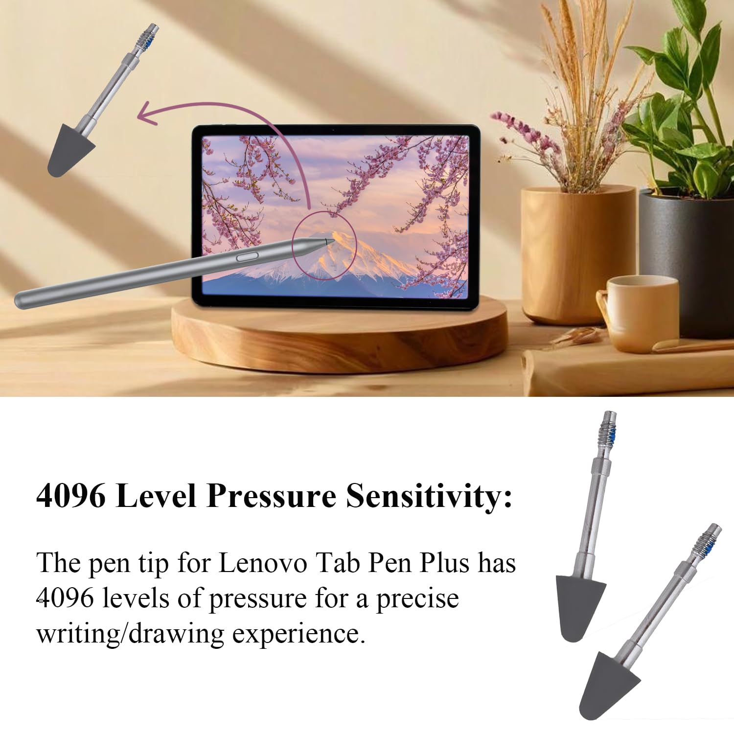Tab Pen Plus - Puntas de repuesto compatibles con Lenovo Tab Pen Plus Tips/Nibs, Tab Pen Tips/Nibs Compatible con Lenovo Tab Pen Plus