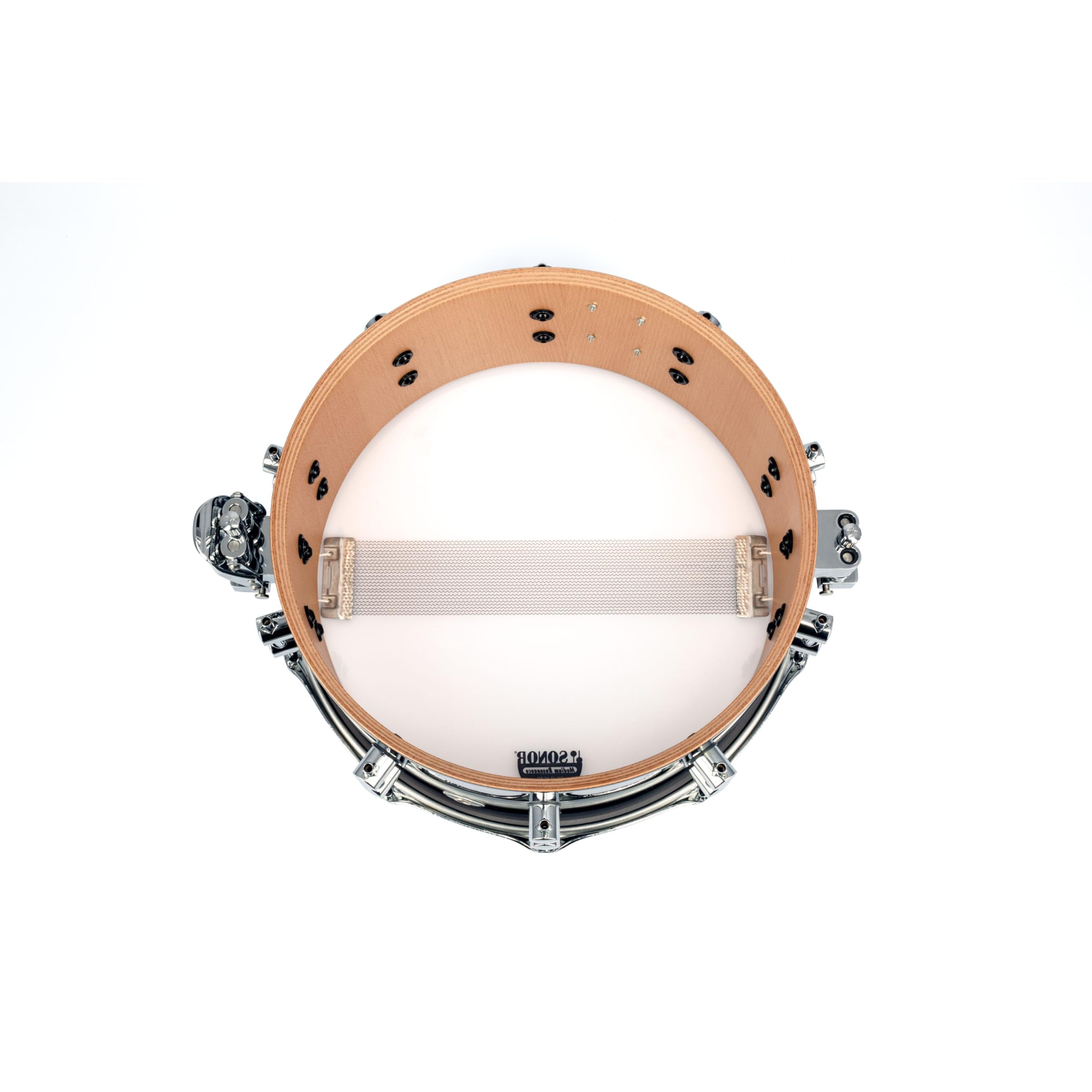 Sonor Jost Nickel Snare Drum 14"x6,25" Piano Black/Silver - Rullante