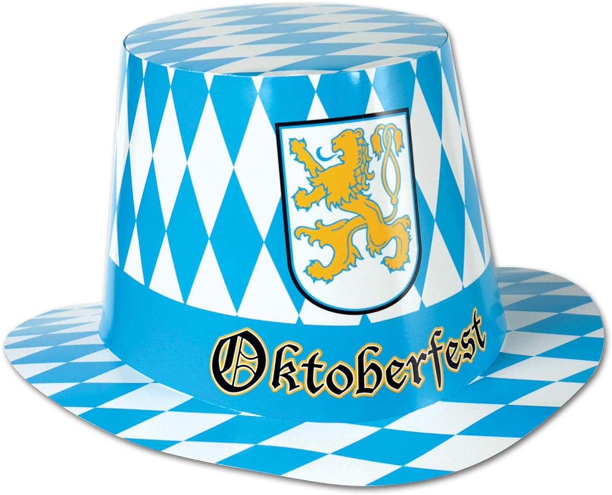 Beistle 25 Piece Oktoberfest Hats For Bavarian Style German Theme Party Supplies : Everything Else