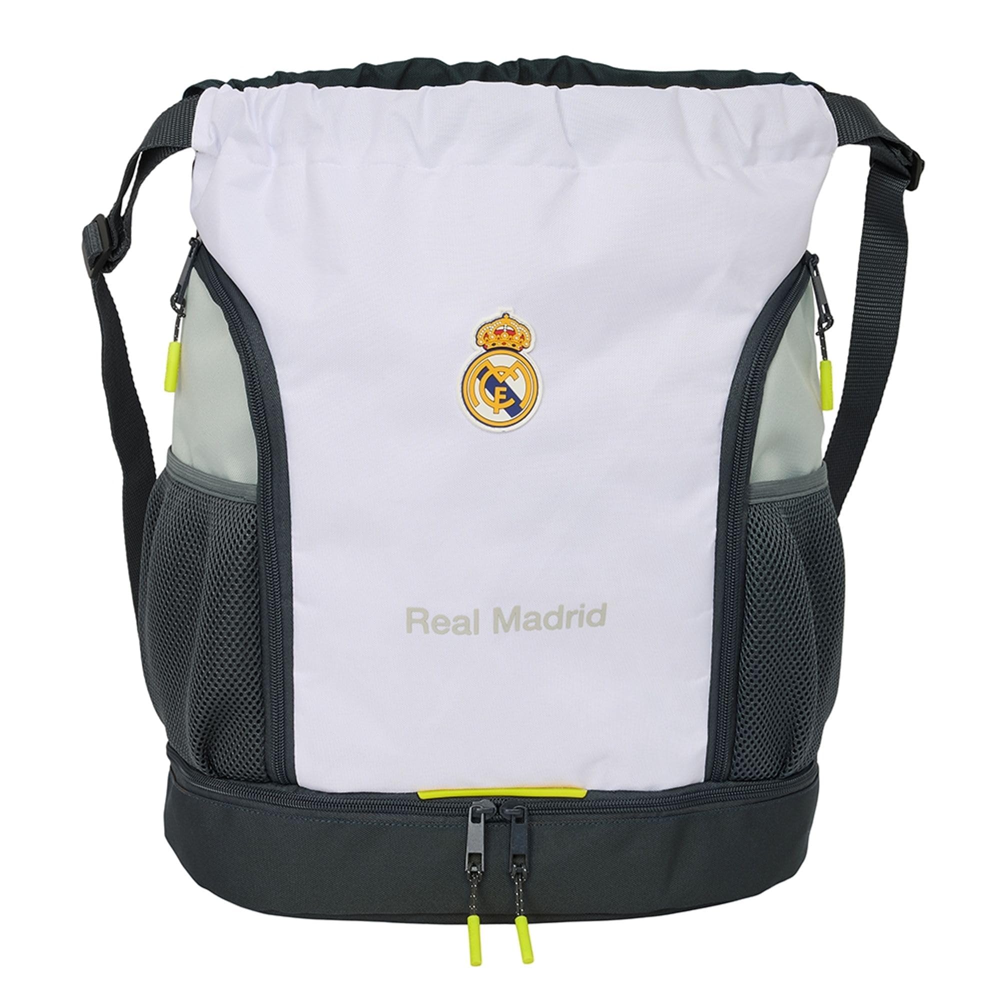 Zaino Real Madrid per bambini e adulti con scomparti multipli – Zaino Real Madrid ufficiale ideale per scuola, sport e viaggi