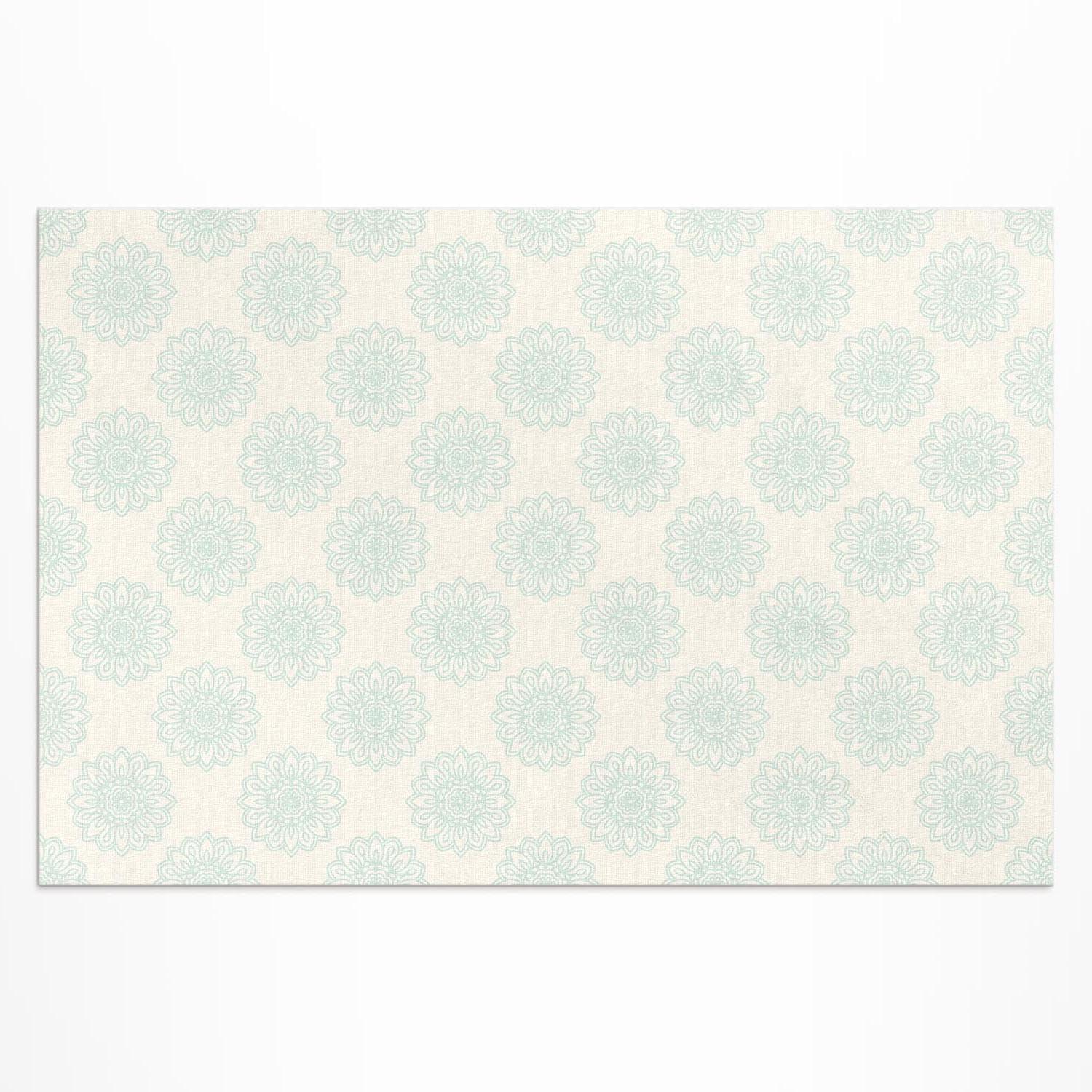Tapis de sol vinyle extérieur 140x210 cm rectangulaire en PVC motif tournesols