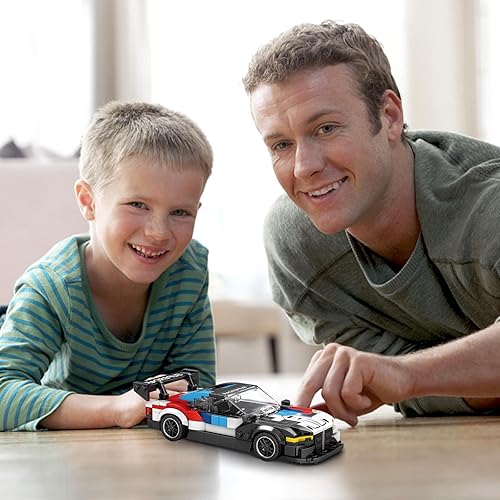 Miniatura 6 de JMBricklayer Mini Speed Racing GT3 - Juego de construcción de autos deportivos, juguete de súper auto deportivo, modelo coleccionable, bloques de