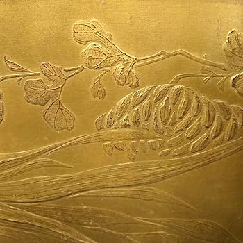 AE18 時代 輪島塗 巻卓 巻足 巻脚 裏総金箔 四君子 草花紋 蒔絵