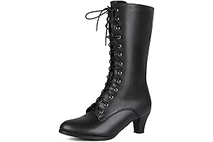 Victorian mad hatter steampunk boots women