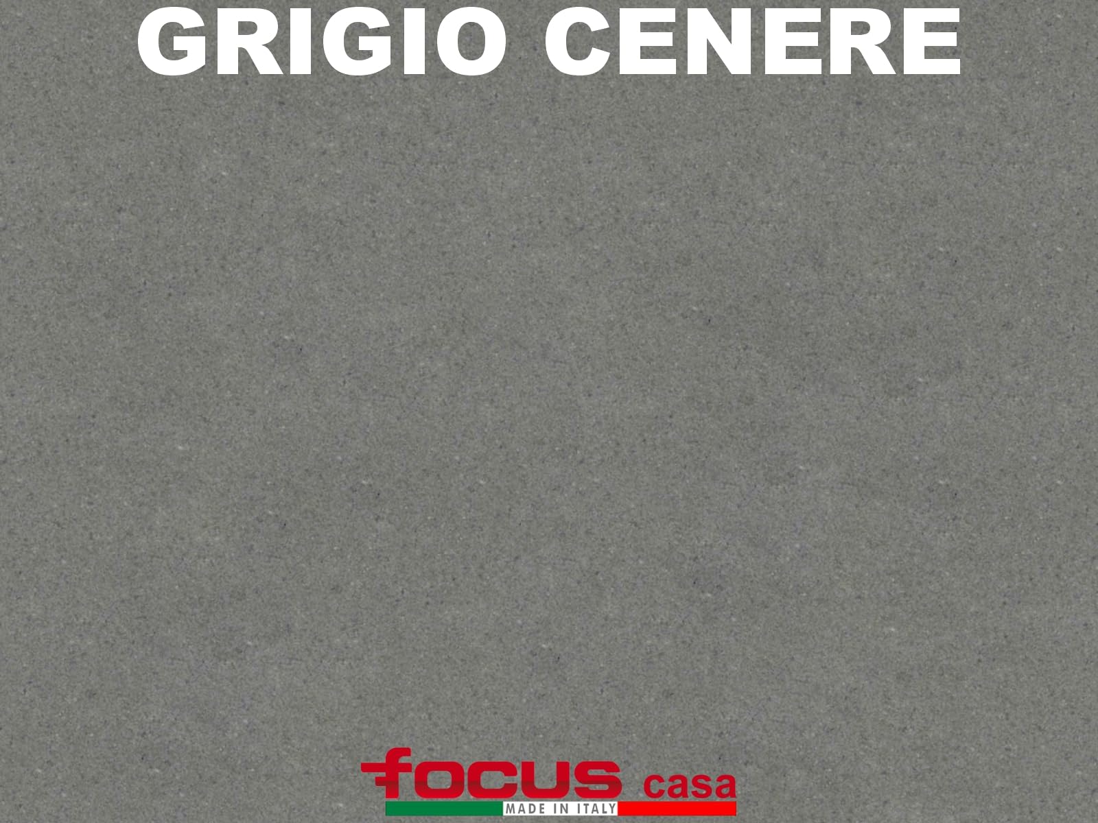 Lavello cucina Ettore Mix cenere grigio medio 1 vasca/vascone 79 x 50 cm Made in Italy