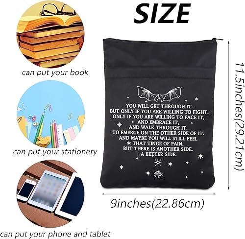 Miniatura 3 de WSNANG ACOTAR Gifts A Court of Thorns and Roses - Funda de libro de la serie ACOTAR para fanáticos, regalos para bibliotecarios, mercancía de ACOTAR