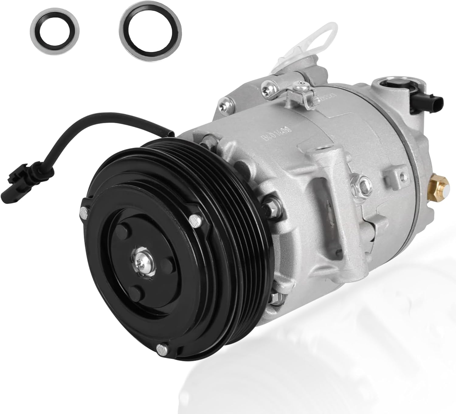 HYR Automotive Air Conditioning Compressor AC Compressor with Clutch Compatible with Chevrolet Cruze 2012-2015, Cruze Limited 2016, 1.4L, 5 grooves, Replace# 13335253, 13385464, 13412250, 13414019