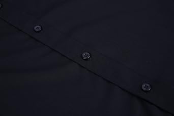Alex Vando Mens Rayon Dress Shirts Wrinkle Free Regular Fit Stretch Button Down Shirt