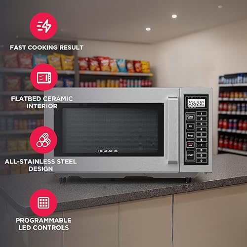Miniatura 3 de FRIGIDAIRE COMERCIAL Horno microondas de cocina, 0.9 pies cúbicos (1000 vatios)