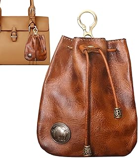 牛革財布 S,牛革小銭入れ | 車のキーケース - 本革巾着小銭入れ、コインオーガナイザー、小銭入れ、小物ポーチ男女兼用