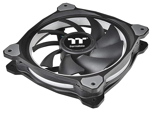 Miniatura 2 de Thermaltake Riing Plus 12 RGB TT Premium Edition 4.724 in Circular habilitado por software 12 LED RGB Riing Caseventilador de radiador - Paquete