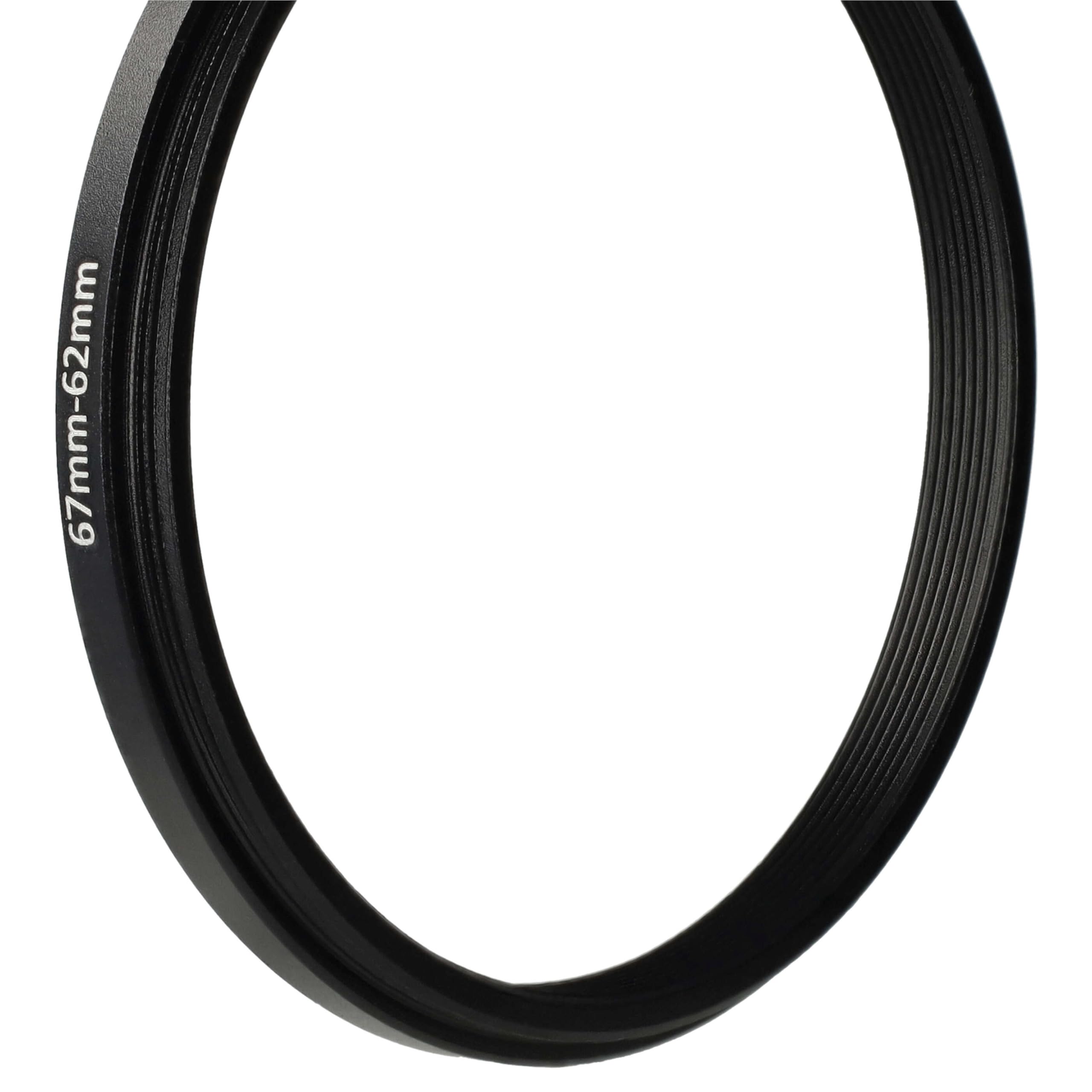 Bague D'Adaptation 77mm Vers 67mm - Pour Filtres Objectif Photo - Alliage Aluminium De Haute Qualité