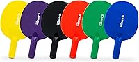 Cannon Sports Unbreakable Table Tennis Paddles - Waterproof Weatherproof Ping Pong Rackets, Indoor Outdoor Use, Textured Grip, Multiple Colors