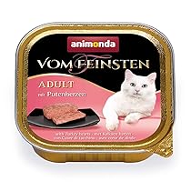 animonda Vom Feinsten Adult cibo per gatti, alimento umido per gatti adulti, con cuori di tacchino, 32 x 100 g
