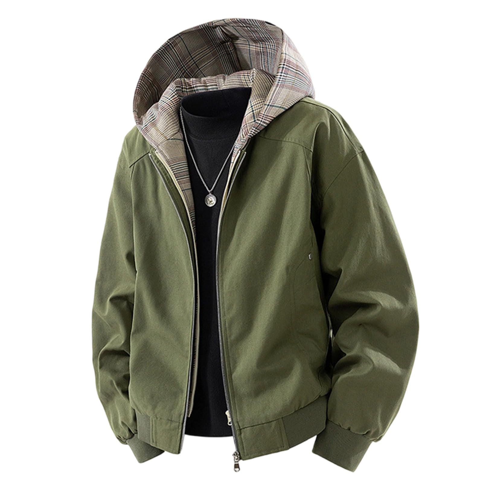 Giacca da uomo, vestibilità ampia, estiva, in pelle scamosciata, con risvolto, primavera, autunno, vintage, cappotto estivo per esterni e tutti i giorni, per casa, vacanze e strada
