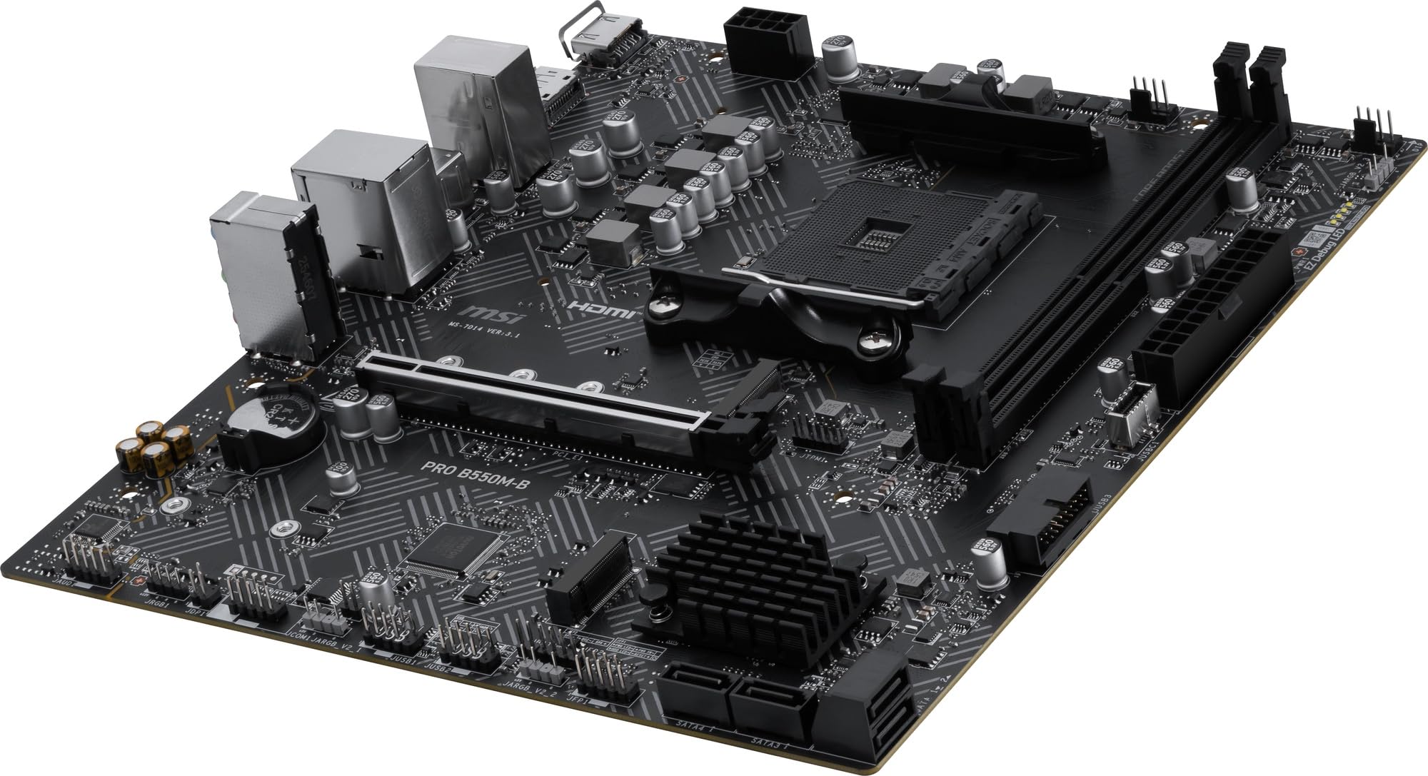 Amazon.co.jp: MSI PRO B550M-B Micro-ATX Motherboard MB6989 : Computers