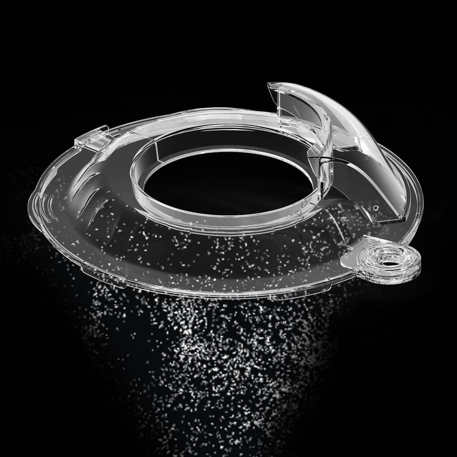 Sponsored Ad - Pouring Shield for KitchenAid Tilt Head 4.5-5 QT (for Stainless Steel Bowls Only), for Kitchen aid Accessories and Attachments, Fully Enclosed Foldable Lid Mixer Bowl Cover, Not For Bowl Lift