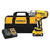 DEWALT 20V MAX Cordless Impact Wrench Kit, 20V MAX, 1/2