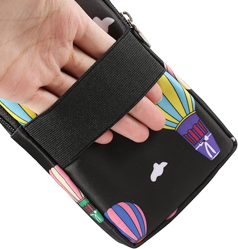 Miniatura 4 de Monedero para teléfono celular, cartera cruzada sobre el cuerpo, bolsa de hombro para Google Pixel 6 Samsung Galaxy S22 Ultra S21 FE A53 A13, Balloon
