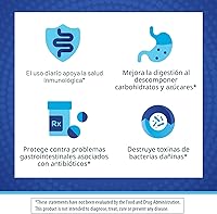 Vista 4 de florastor Daily Probiotico Suplemento, 250 mg, Cápsulas 100 EA por florastor