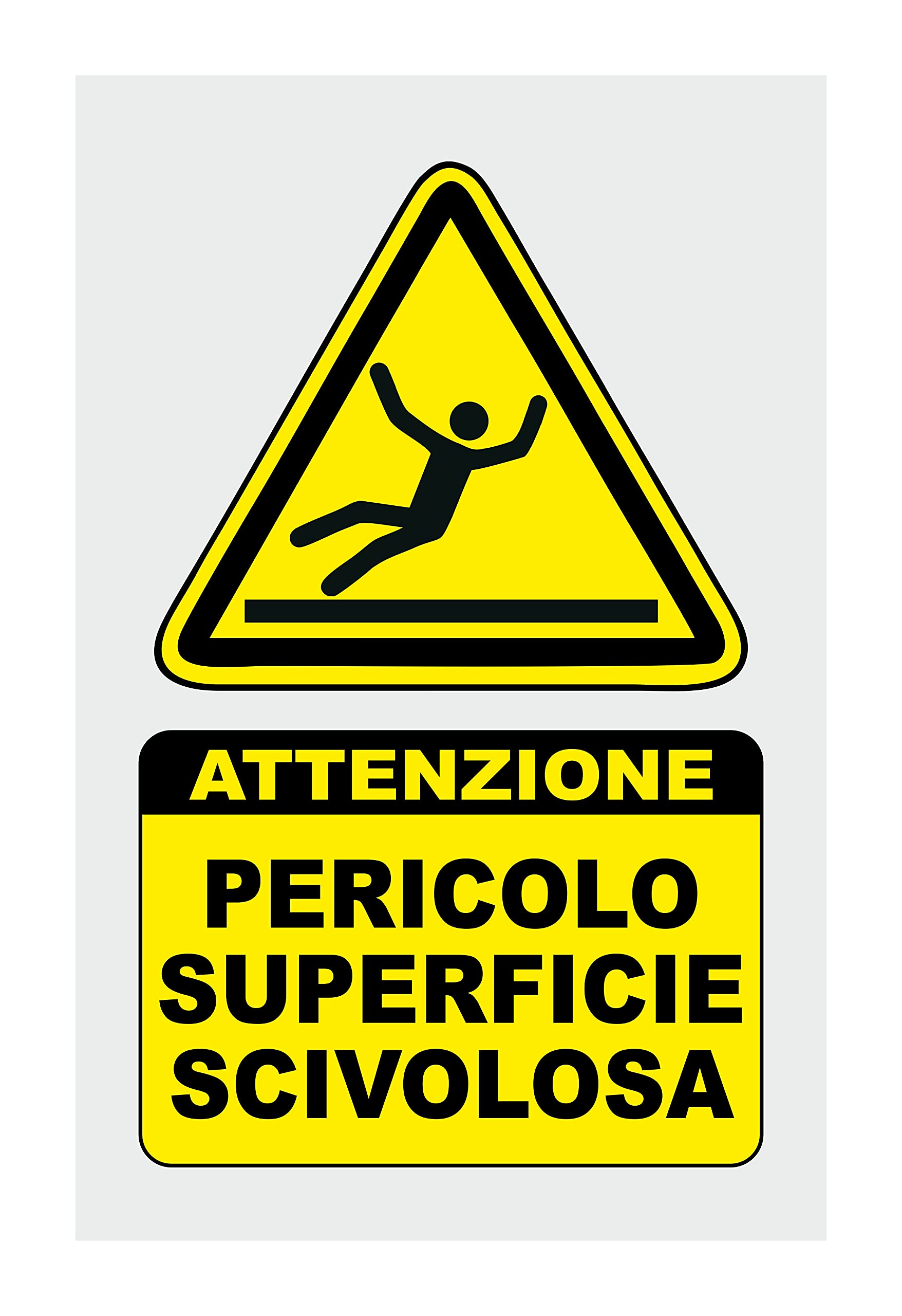 1art1 Adesivo Pericolo Godzilla 9x9 Cm - Sticker Quadrato Con Segnale Di Pericolo Zona Godzilla, Per Fan E Collezionisti - 3