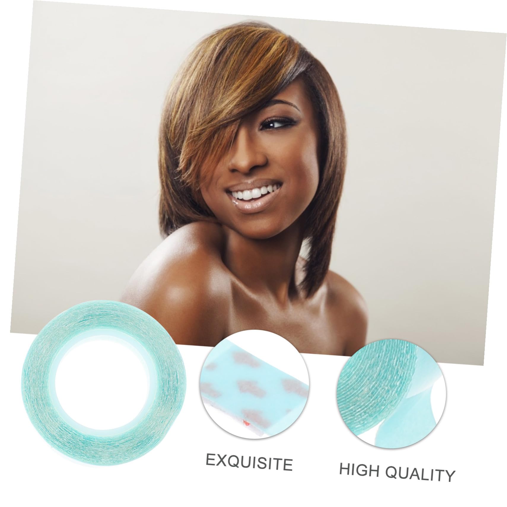 8rotoli Tape Per Estensioni Strisce Biadesive Per Parrucche Da Accessori Per Estensioni Senza Danneggiare Per Acconciature Naturali e Brillanti