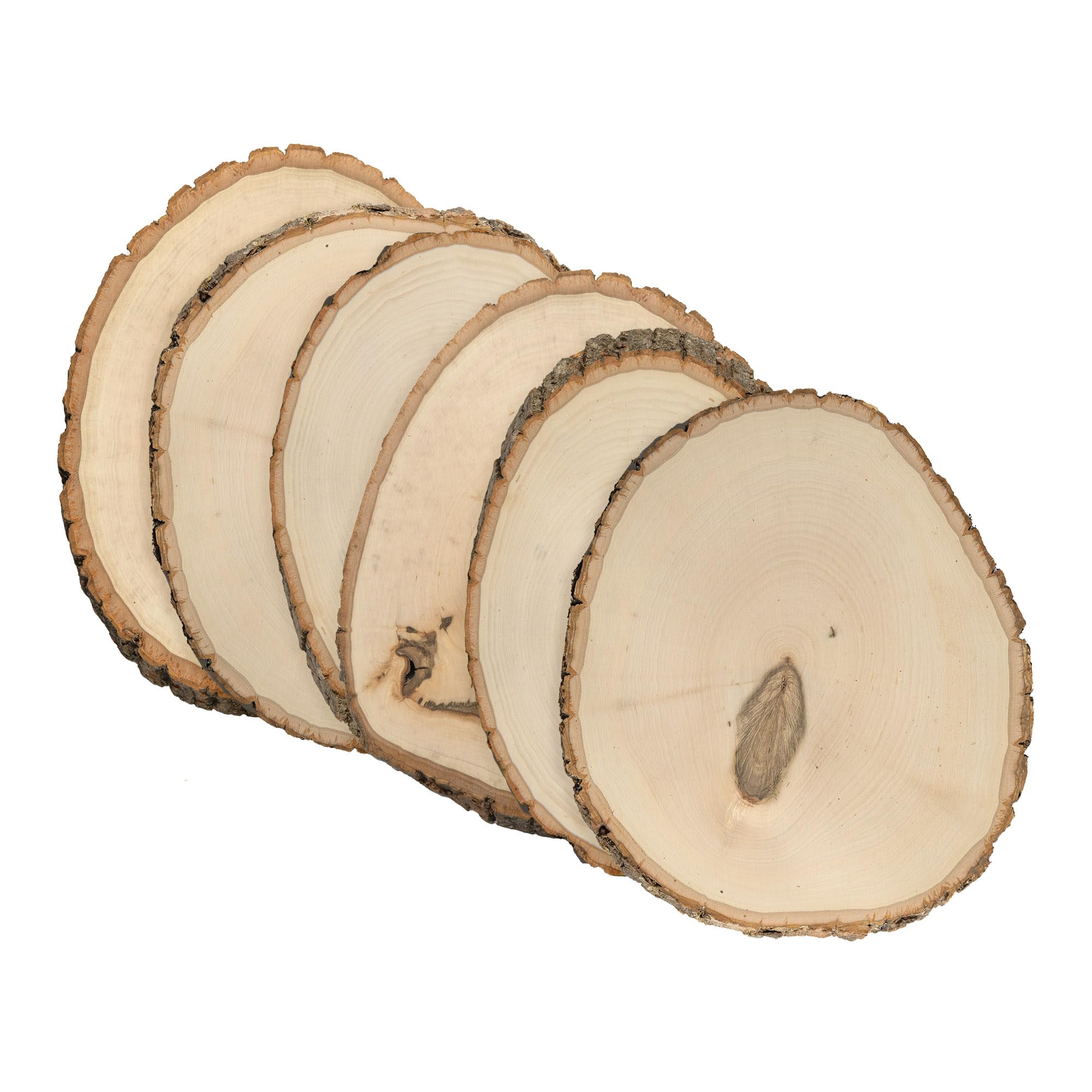 Pots de tilleul avec bords vivants de 17 à 22 cm pour combustion du bois