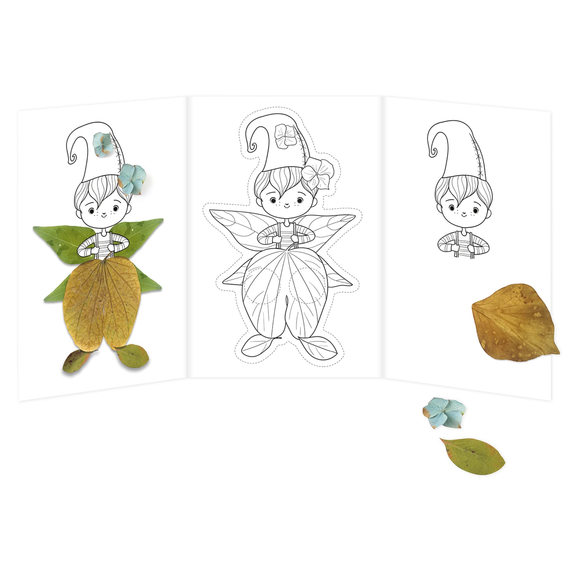 Avenue Mandarine GY152C, Graffy nature trio Colouring book, 12 Finger Puppets x 3 models, From 5 years, PUPPET - Image 4