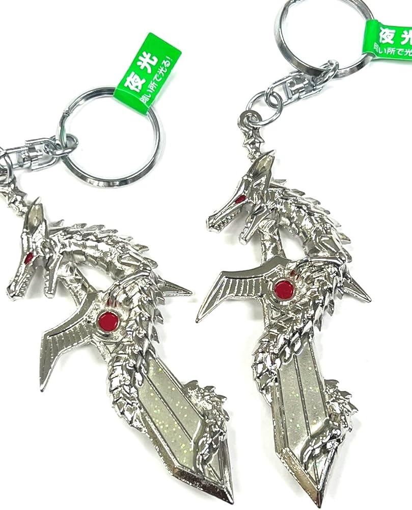 【一点物】ドラゴンモチーフ オールシルバーキーホルダー Amazon.co.jp: 変形ドラゴンブレードキーホルダー【銀】 : ファッション