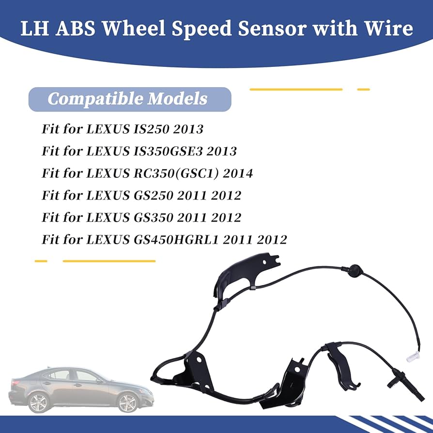 ABS-03 ベジット Amazon.com: DAOKACUO ABS Wheel Speed Sensor Rear Left Fits