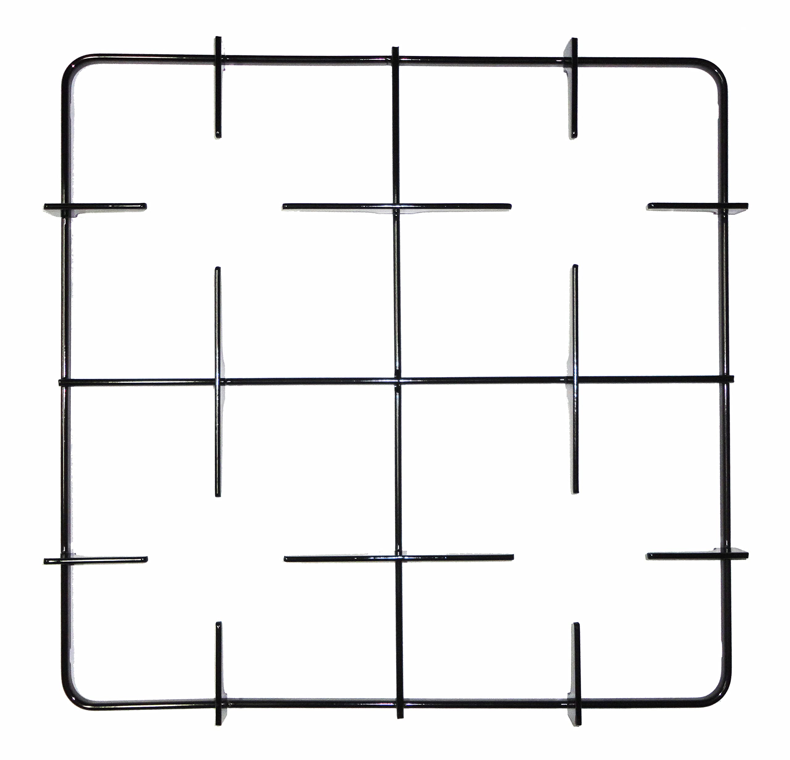 Smeg - Griglia 4 fuochi 460 x 450 mm. in ferro smaltato nero lucido per cucina piano cottura - P5360