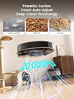Vista 4 de Lefant LiDAR Robot Vacuum and Mop, 20000Pa Suction, 90-Day Self-Emptying, Obstacle Avoidance, Auto Mop Washing&Drying, All-in-One for Pet Hair