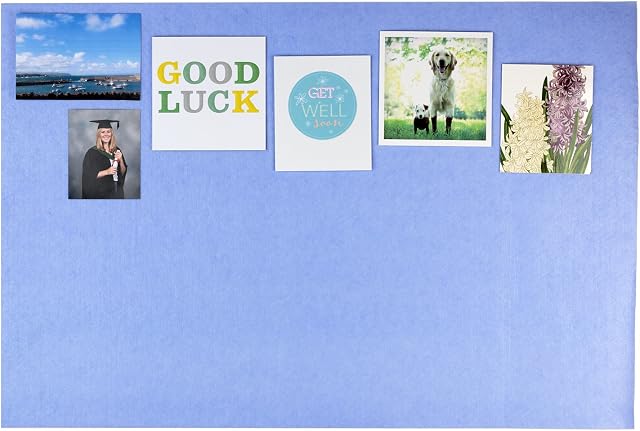 Gripping Stuff Notice Board Memo Board in Lavender Blue