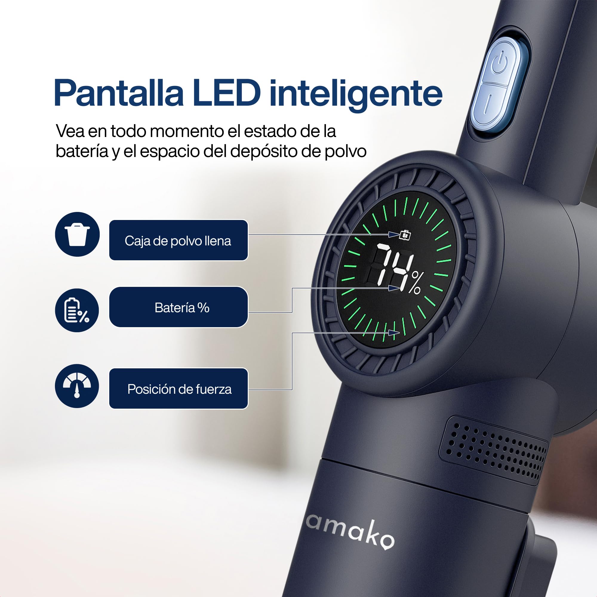 Aspirador de mano NanoDetect Pro 120W