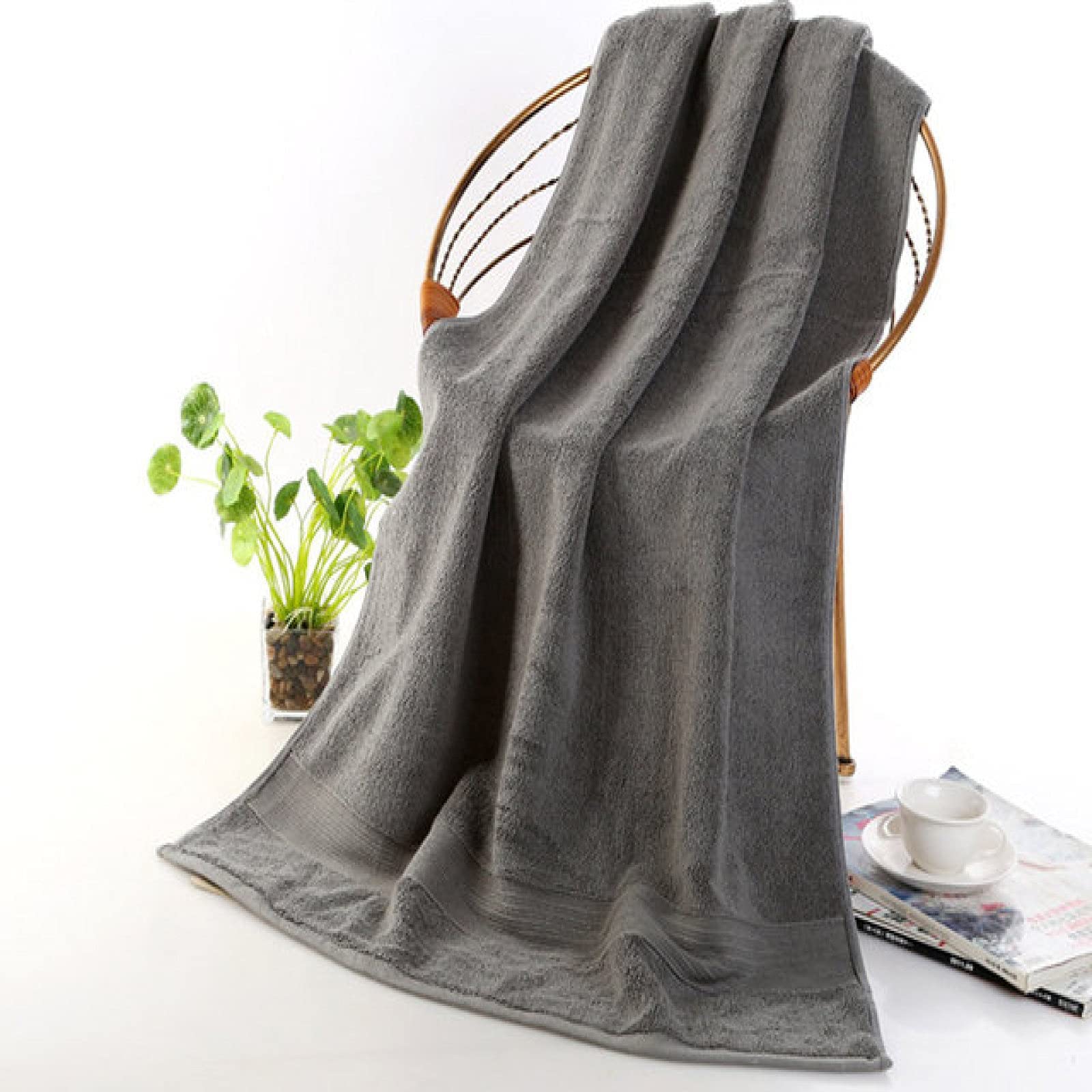Serviette de Bain Pur Coton 70x140 cm Épais 650g Luxe