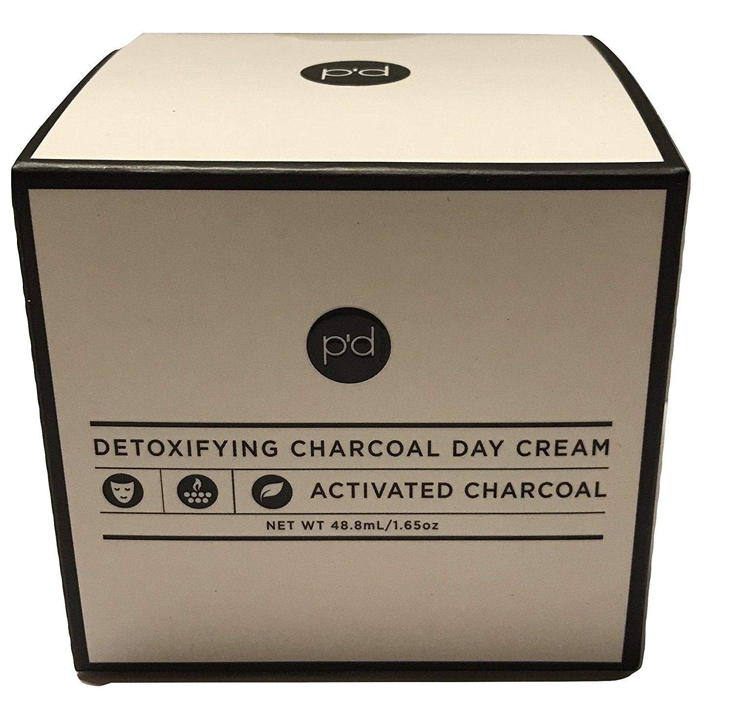 p'd Detoxifying Charcoal Day Cream Activated Charcoal - 48.8 ml