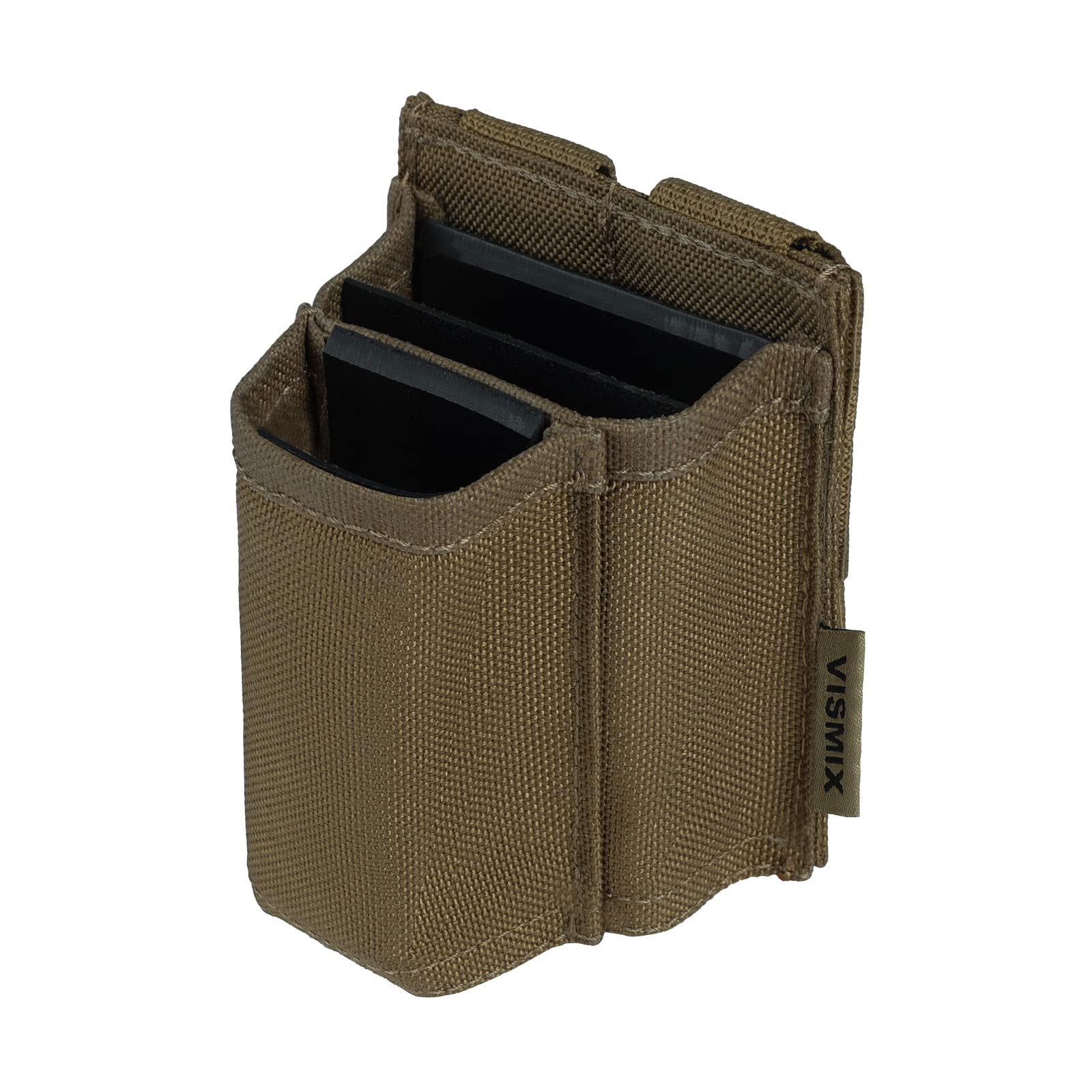 Buy VISMIX 9mm Pistol 5.56mm AR15 Magazine Pouch Set, MOLLE Mag Pouch with Quick Release Kydex