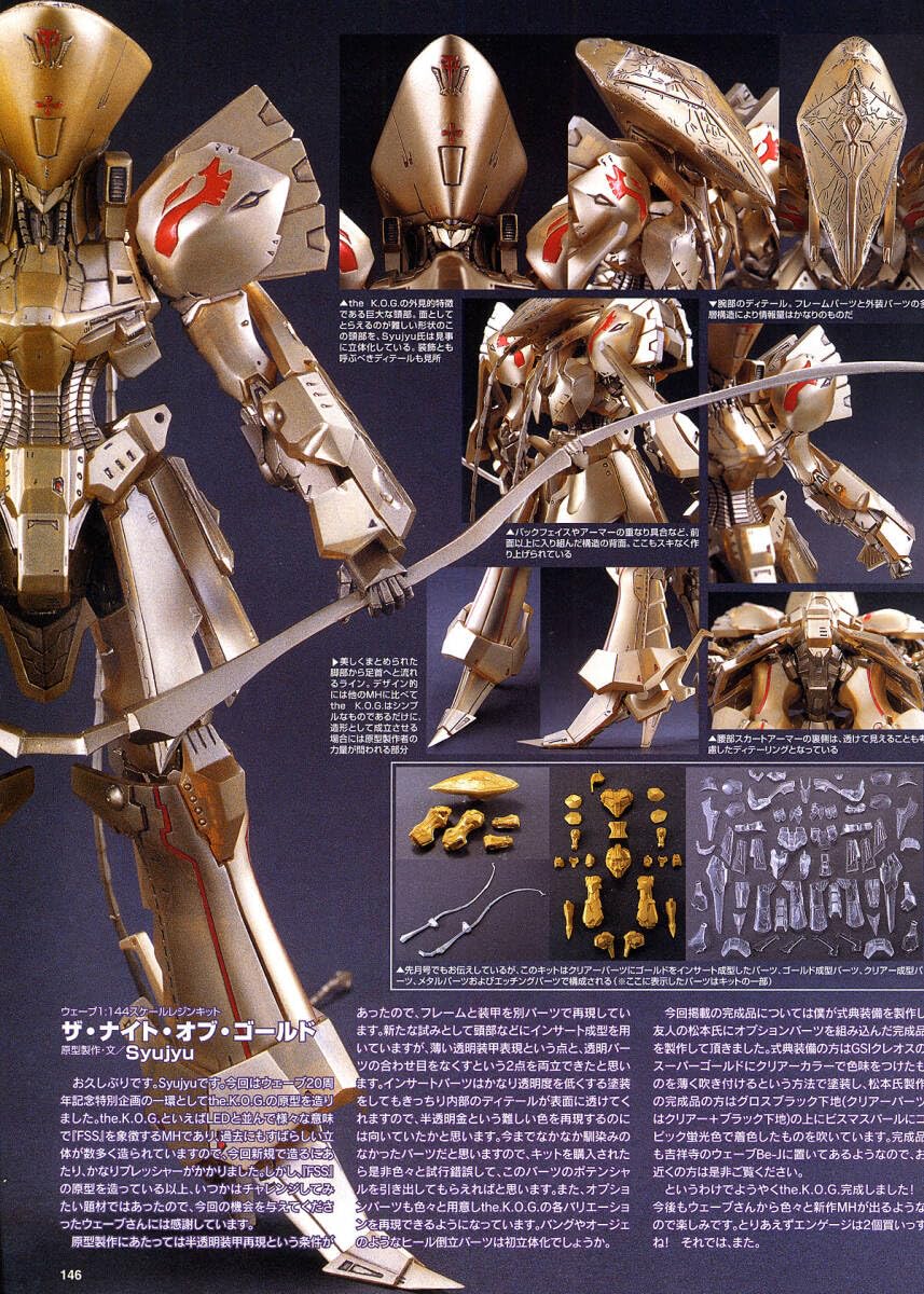 FSS ファイブスター物語 Wave 1/100 ナイト・オブ・ゴールド（ゴールド 