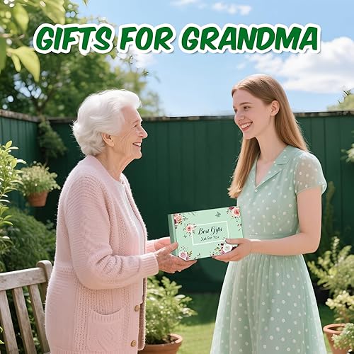 Vista 7 de Regalos de jardinería para mujeres, suministros de jardinería, herramientas de jardín con tenedor de mano, pala, guantes, delantal, para mamá