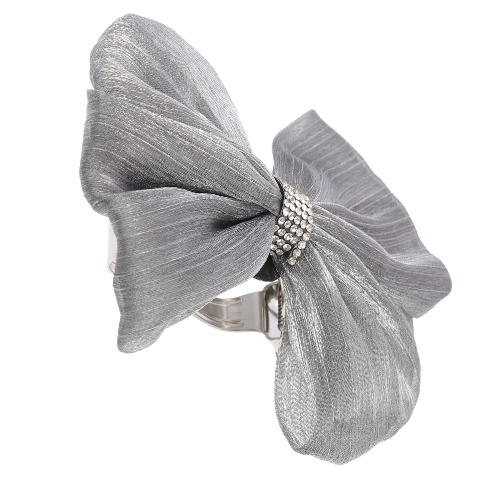 ABOOFAN 4pièces Attache Rideaux Tulle avec Nœud Décoratif Accessoire Élégant pour Fenêtres De Salon Chambre Ou Bureau Facile à Installer pour Voilages Et Drapes Légers