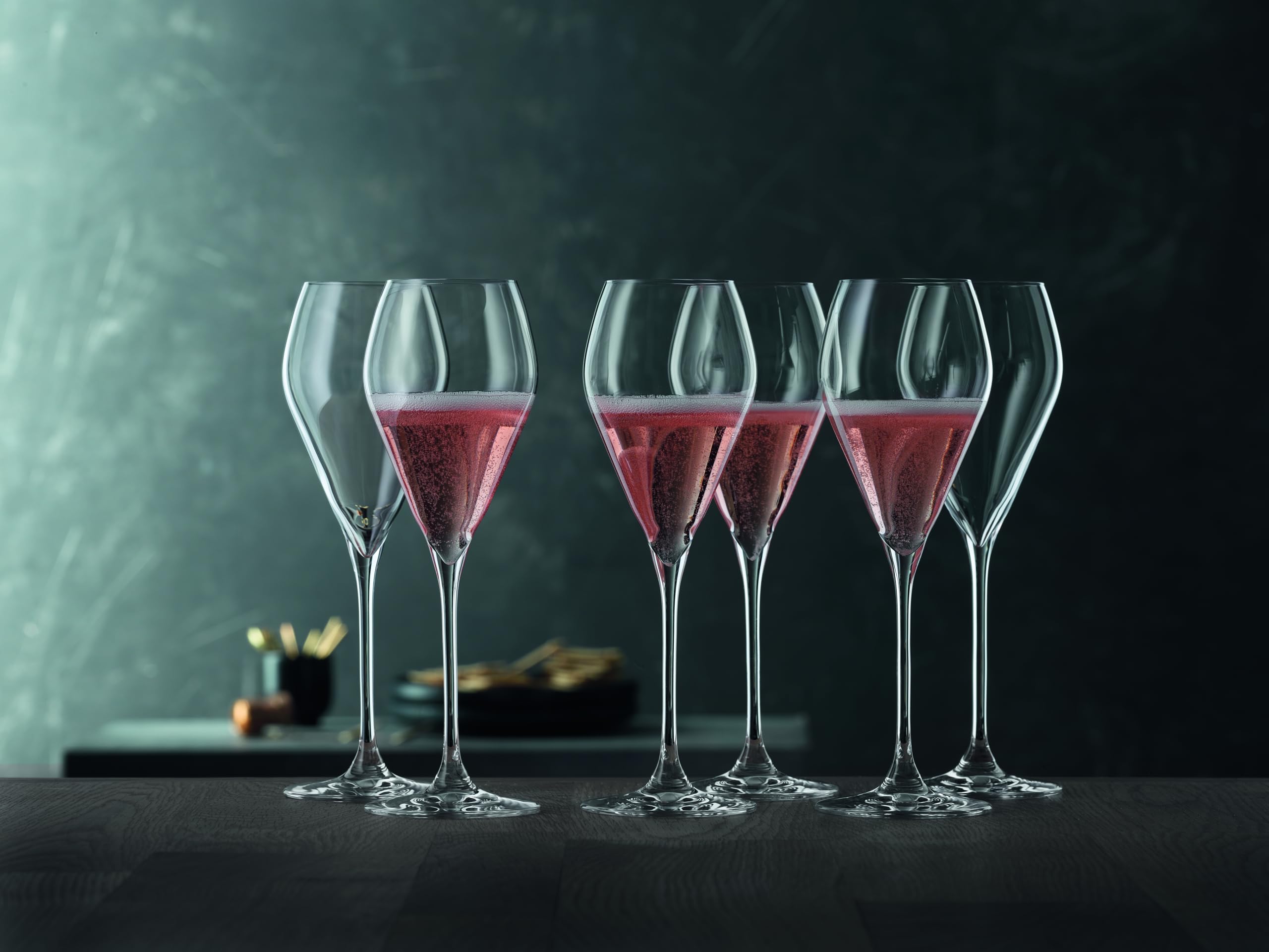 Spiegelau Champagner Gläser Sparkling Party 230ml, 6 Stück, Special Glasses, 4270329, Sektgläser aus Kristallglas, Champagnergläser spülmaschinenfest