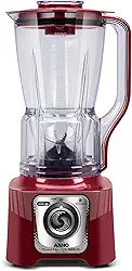 Liquidificador Arno Powermax 1200W XXL LN86, Carmim, com 6 Lâminas Powelix Pro, Copo de 2.25L, Tecnologia Autolock Anti Vazamento e Limpeza Fácil, 110V